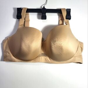 Cacique cream wide strap underwire bra 44DD   #2442